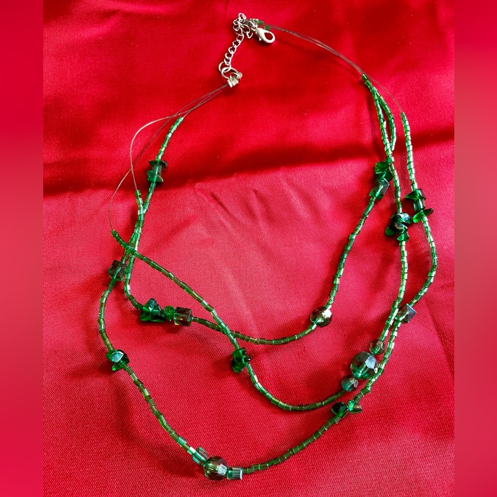 Green Bead Necklace
